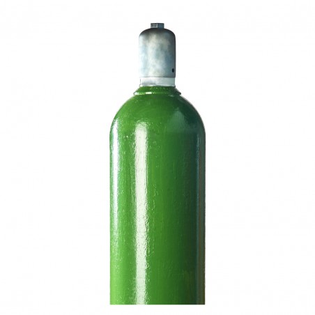Botella llena gas oxígeno industrial de 14 litros