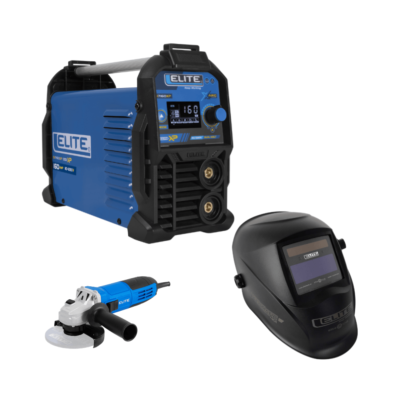 Kit Elite XP160 + careta electrónica + esmeriladora