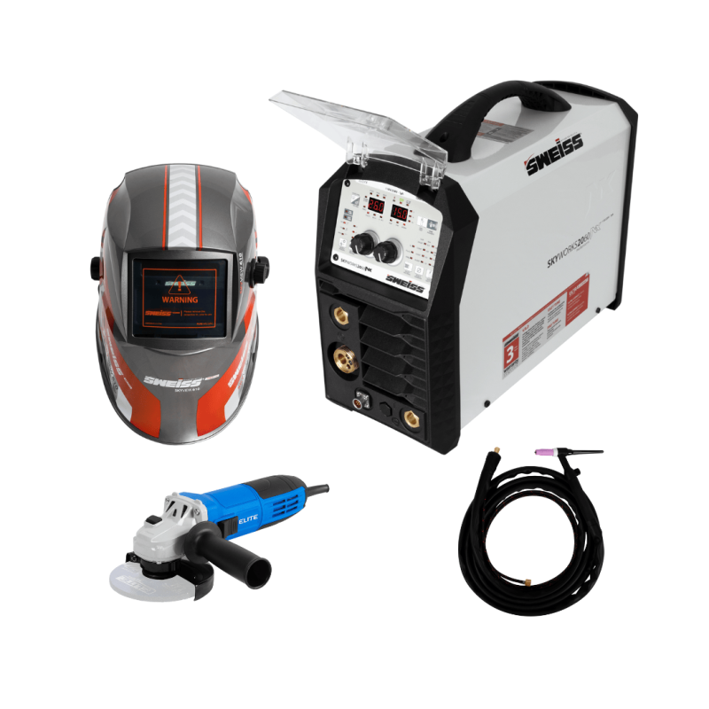 Combo SWW2060N + Equipo inversor + Antorcha + Esmeriladora + Careta | Tienda Linde