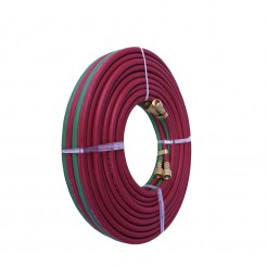 Juego de manguera cuata de 1/4X30 con conexiones grado R. Tienda Linde.